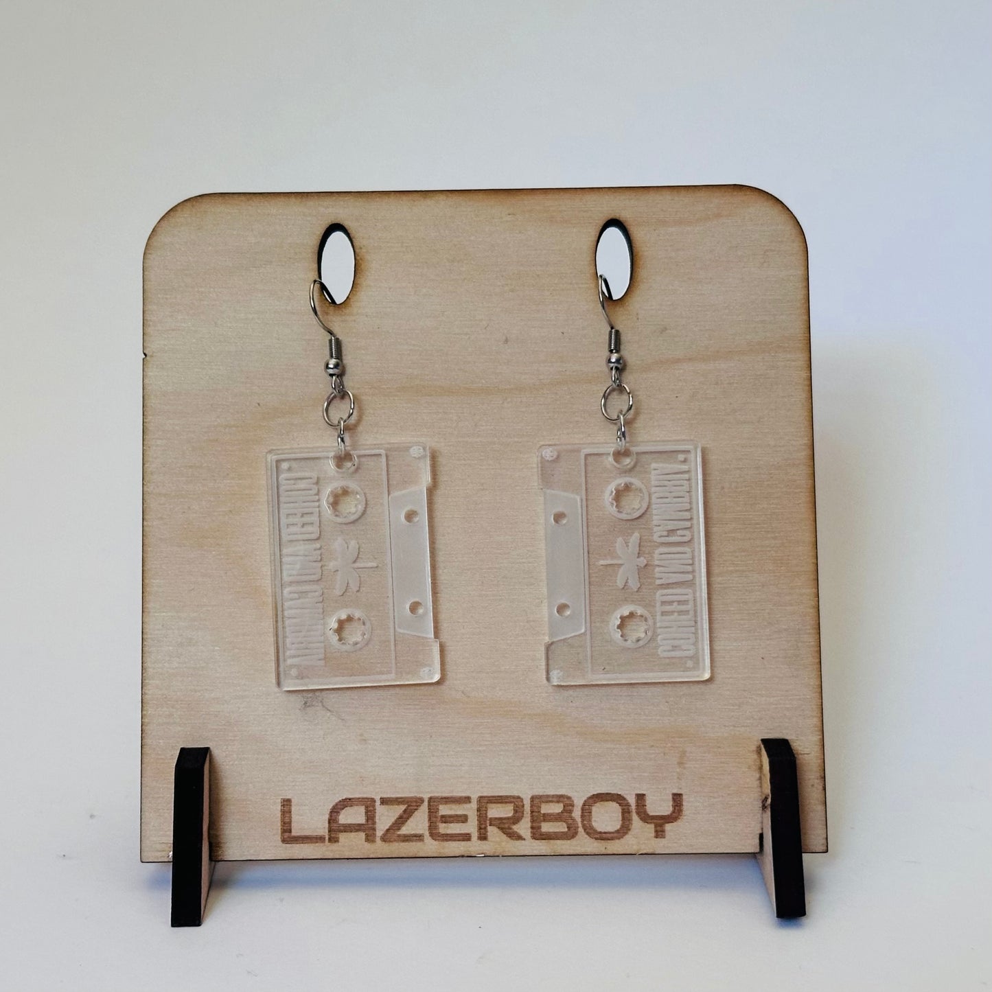 Cassette tape Earrings (coheed and cambria - double sided)