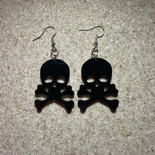 Crossbones and Skull Earrings